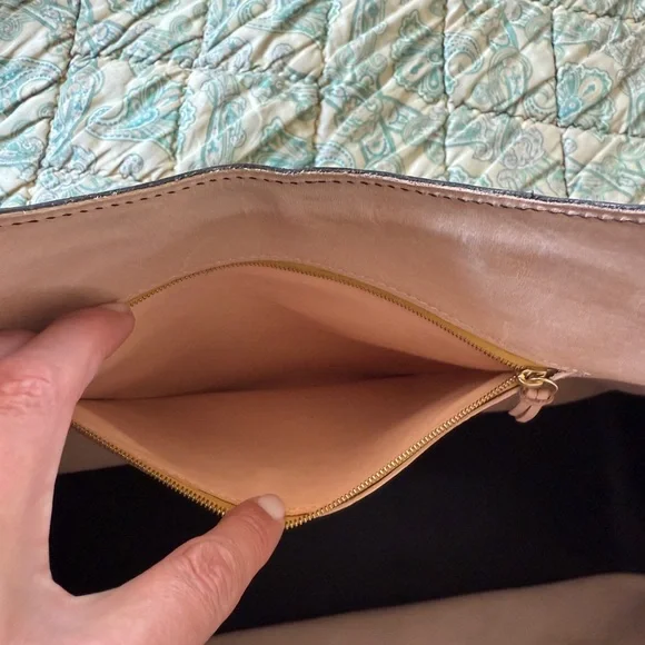 Sun Nation, Woven leather, black leather tote - Picture 7 of 8